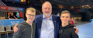 2 Mitglieder des Jugendrats beim DHB Workshop in Berlin